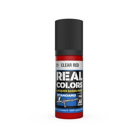 AK Interactive Real Colors Clear Red 17 ml.