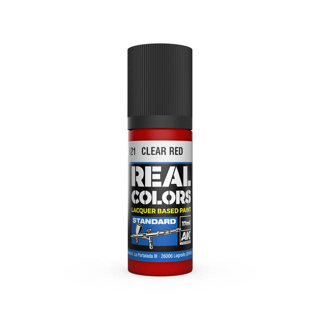 AK Interactive Real Colors Clear Red 17 ml.