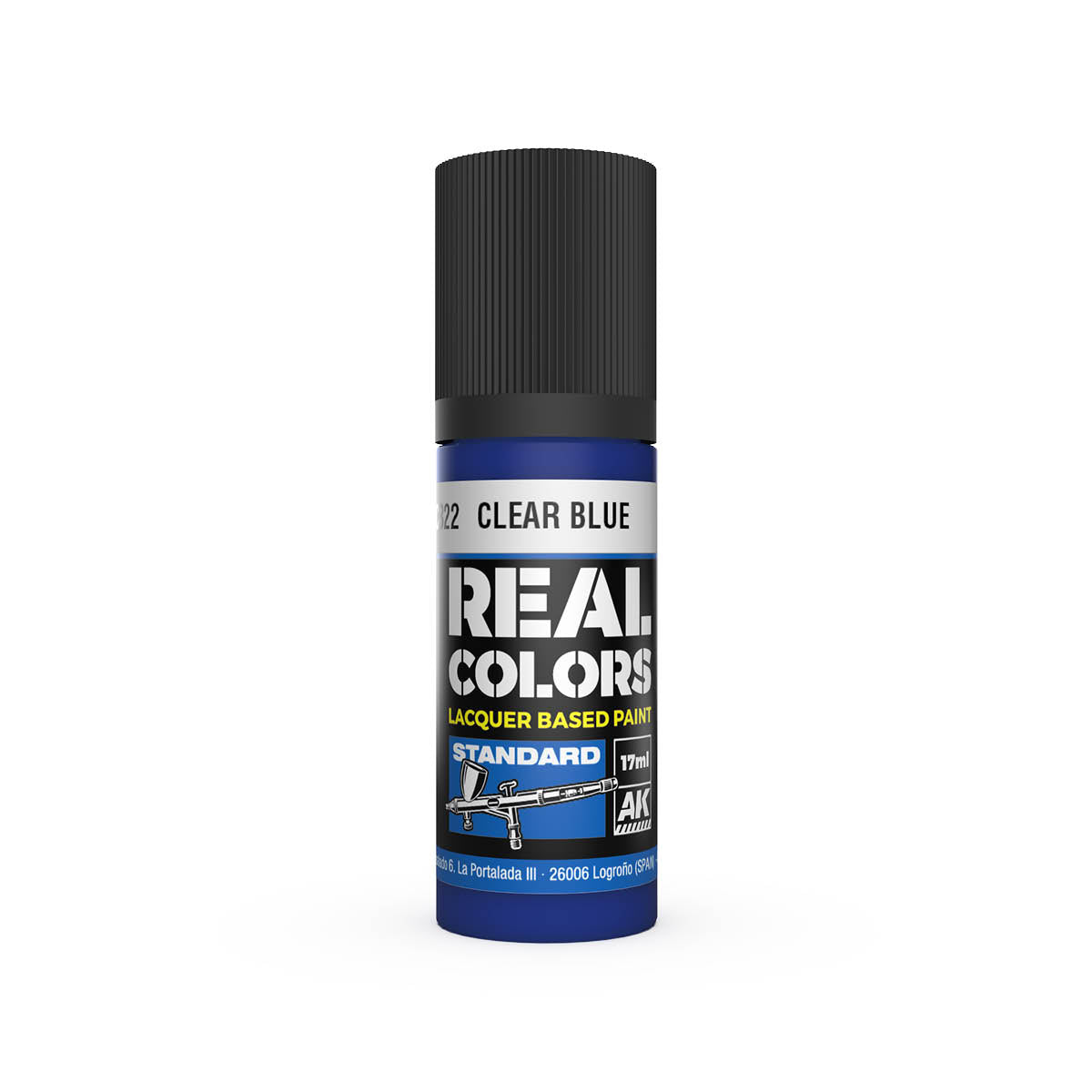 AK Interactive Real Colors Clear Blue 17 ml.