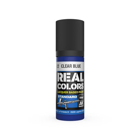 AK Interactive Real Colors Clear Blue 17 ml.