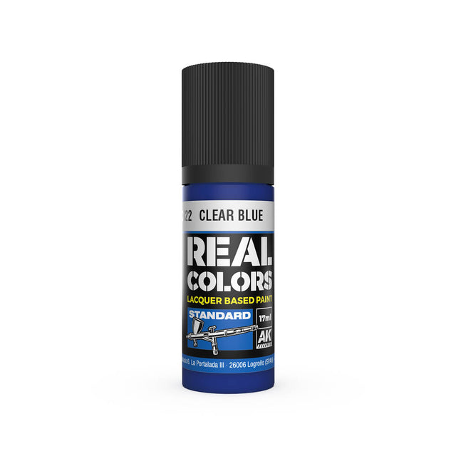 AK Interactive Real Colors Clear Blue 17 ml.