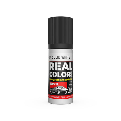 AK Interactive Real Colors Solid White 17 ml.