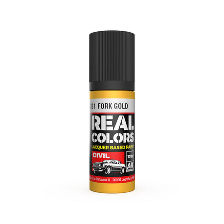 AK Interactive Real Colors Fork Gold 17 ml.