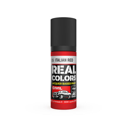 AK Interactive Real Colors Italian Red 17 ml.