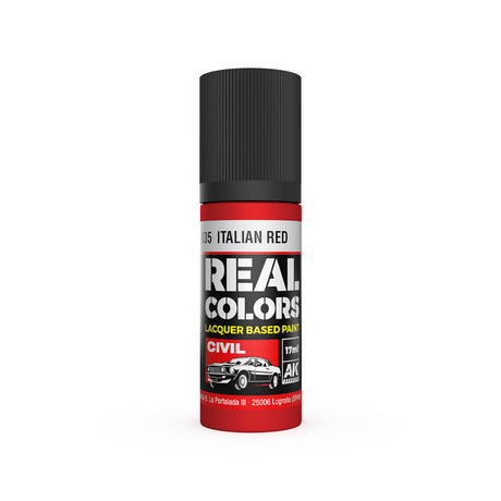 AK Interactive Real Colors Italian Red 17 ml.