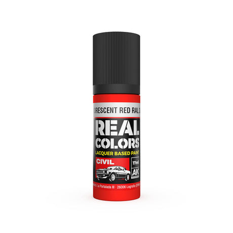 AK Interactive Real Colors Fluorescent Red RAL 3026 17 ml.
