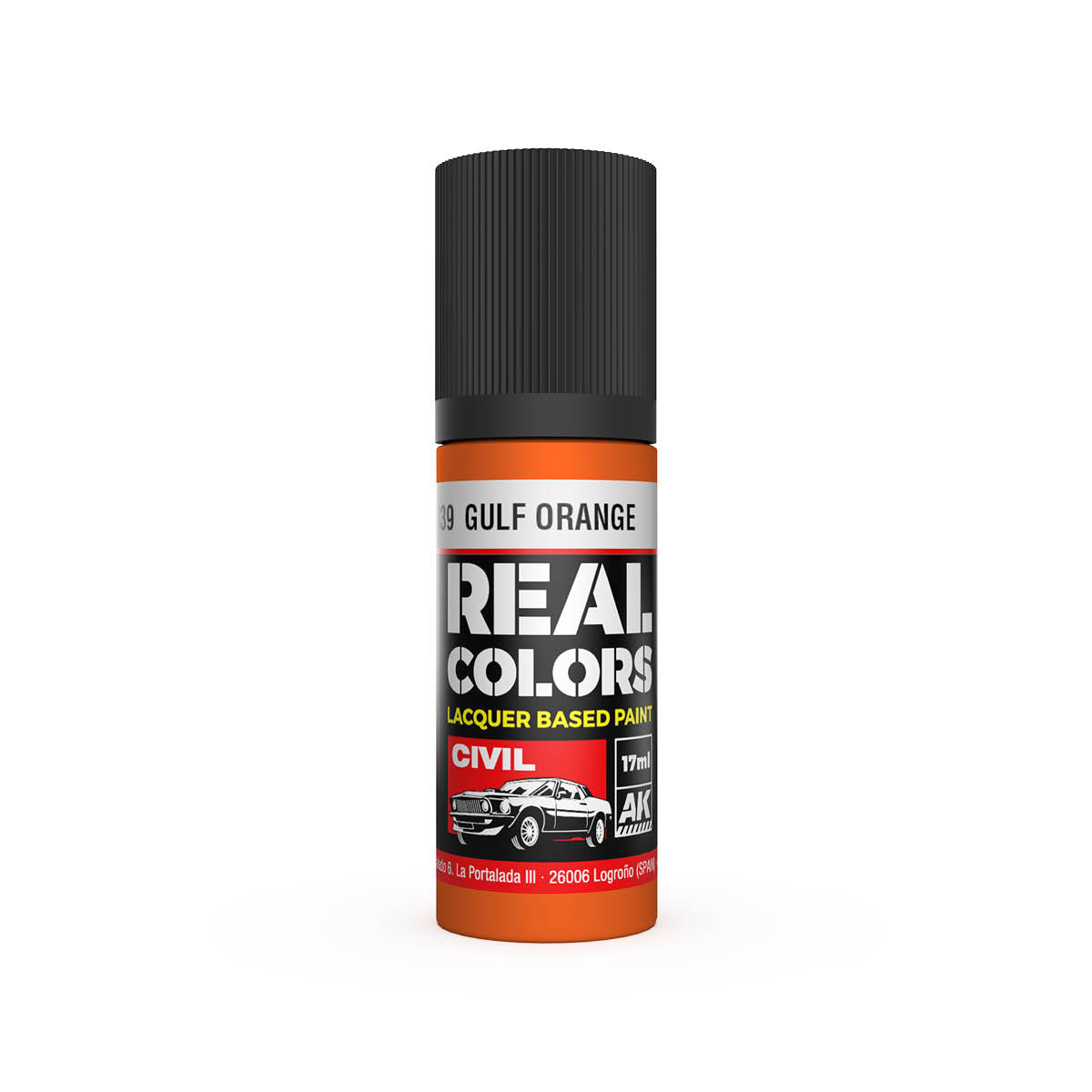 AK Interactive Real Colors GULF Orange 17 ml.