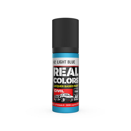 AK Interactive Real Colors Light Blue 17 ml.