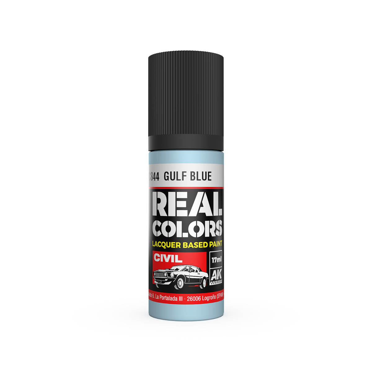 AK Interactive Real Colors GULF Blue 17 ml.