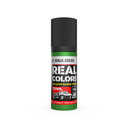 AK Interactive Real Colors Ninja Green 17 ml.