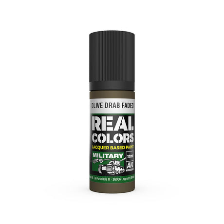 AK Interactive Real Colors Olive Drab Faded 17 ml.