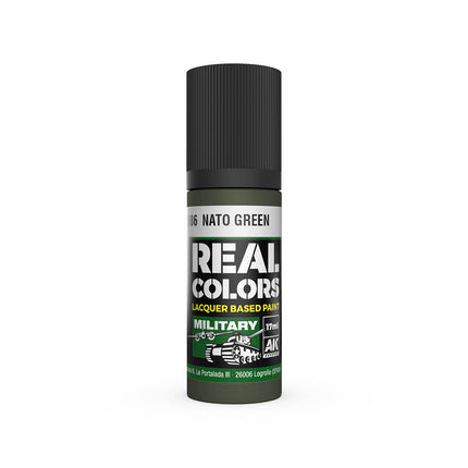 AK Interactive Real Colors NATO Green 17 ml.