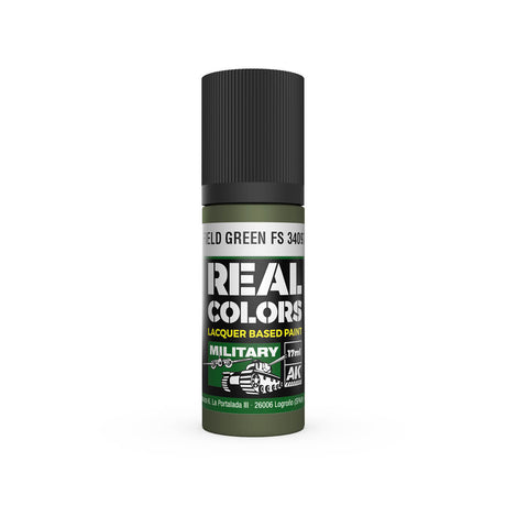 AK Interactive Real Colors Field Green FS 34097 17 ml.