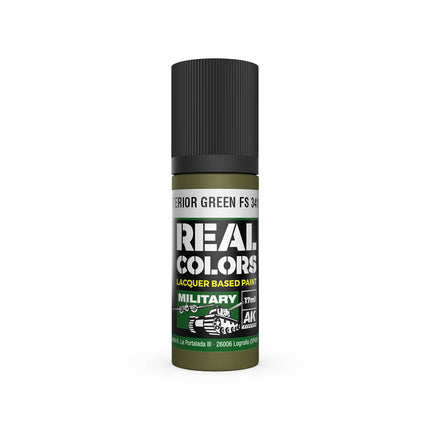 AK Interactive Real Colors Interior Green FS 34151 17 ml.