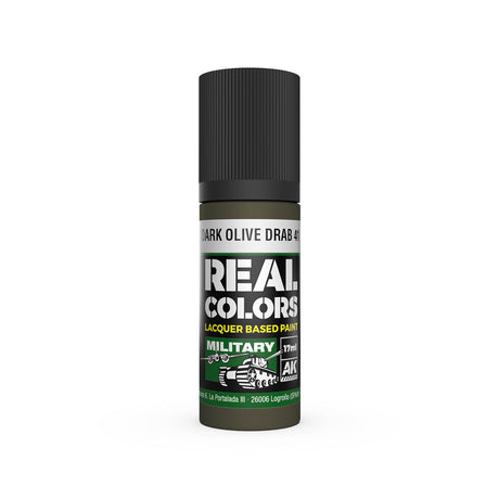 AK Interactive Real Colors Dark Olive Drab 41 17 ml.