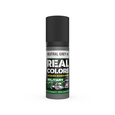 AK Interactive Real Colors Neutral Grey 43 17 ml.