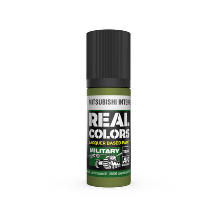 AK Interactive Real Colors IJN M3 (M) MITSUBISHI Interior Green 17 ml.