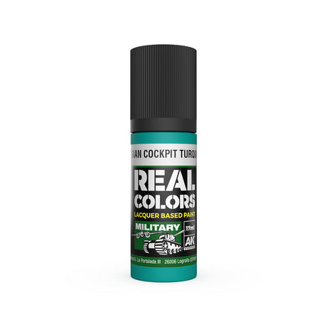 AK Interactive Real Colors Russian Cockpit Torquoise 17ml.