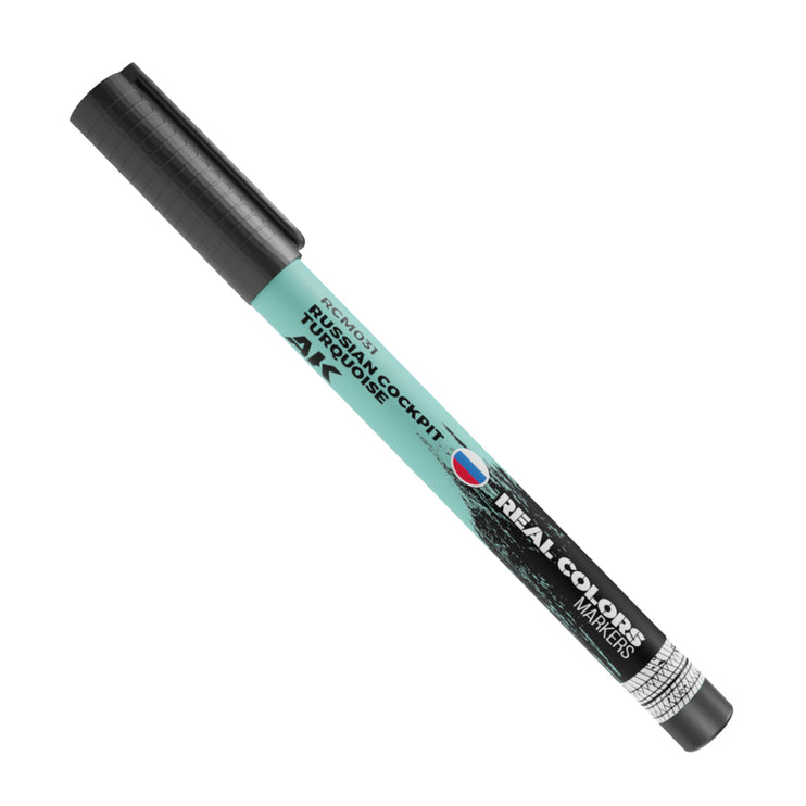 AK Interactive Real Colors Markers  Russian Cockpit Turquoise RCM031