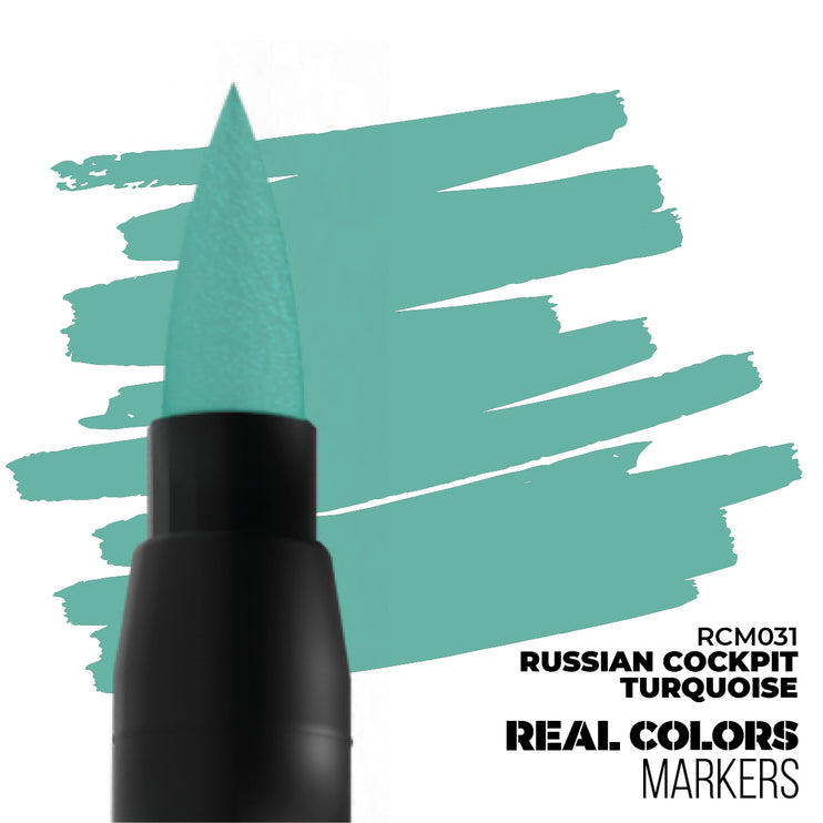 AK Interactive Real Colors Markers  Russian Cockpit Turquoise RCM031