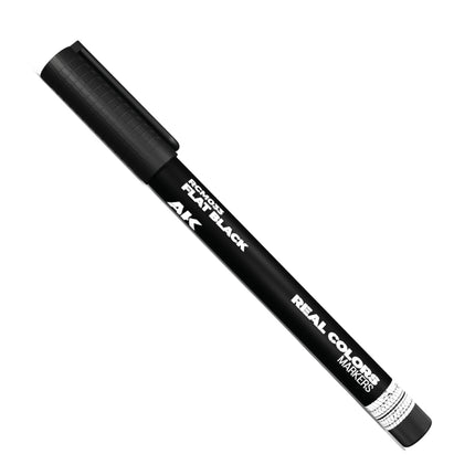 AK Interactive Real Colors Markers Flat Black RCM033