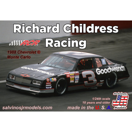 Salvinos Jr ModelsRichard Childress #3 GM Goodwrench 1988 Chevrolet Monte Carlo Model Kit