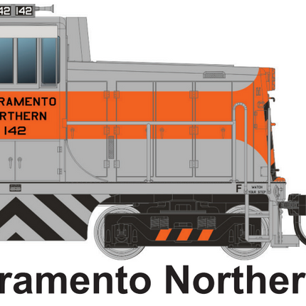 Rapido 048539 HO GE 44-Tonner DC/DCC/Sound Sacramento Northern #142