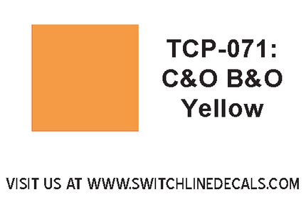 Tru Color Paint C&O/B&O Yellow 1oz