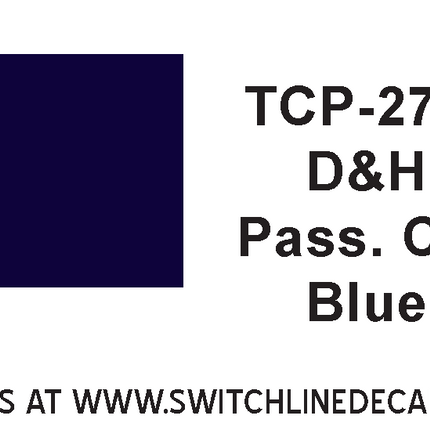 Tru Color Paint D&H Psg.Car Blue 1oz