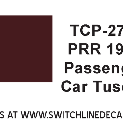 Tru Color Paint PRR 1948+ Psg.Car Tuscan 1oz