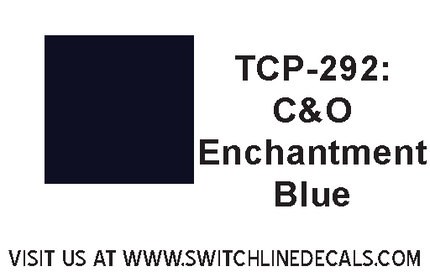 Tru Color Paint C&O Enchantment Blue  1oz