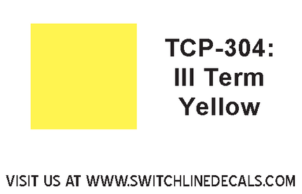 Tru Color Paint Illinois Terminal Yellow 1oz