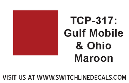 Tru Color Paint TCP-317 GM&O Maroon 1oz TCP317