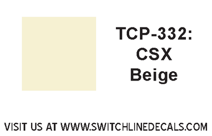 Tru Color Paint CSX Beige (Cream - for Hoppers) 1oz