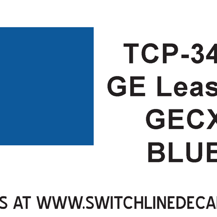 Tru Color Paint GE Leasing (GECX) Blue 1oz