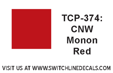 Tru Color Paint CNW and Monon Red 1oz