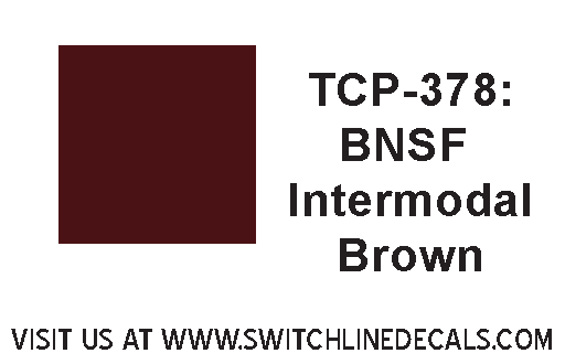 Tru Color Paint BNSF Intermodal Brown 1oz