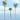 Woodland Scenics 4 1/2" - 3" - 4"  Royal Palm 3/Pk TR1617 | Fusion Scale Hobbies
