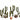 Woodland Scenics 1/2" - 2 1/2" Cactus Plants 13/Pk TR3600 | Fusion Scale Hobbies