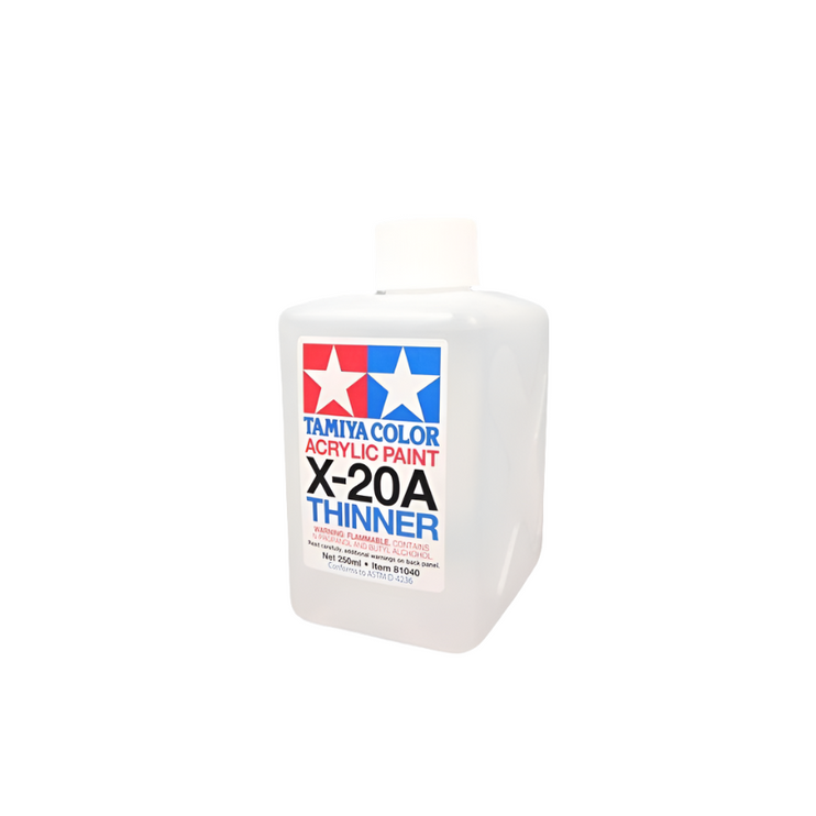 Tamiya Acrylic Paint X-20A Thinner 250ml Bottle TAM81040