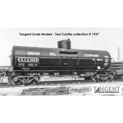 Tangent UOCX "Union Oil of California" 1937+ GATC 1917-design 10000 Gal. Tank Car #10228