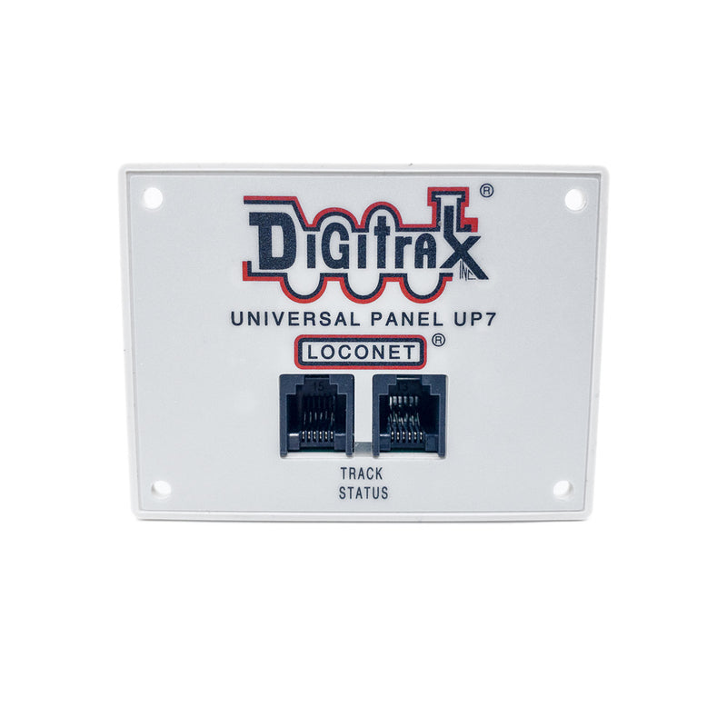 Digitrax UP7 LocoNet Universal Panel – Throttle Jacks & Pass-Through