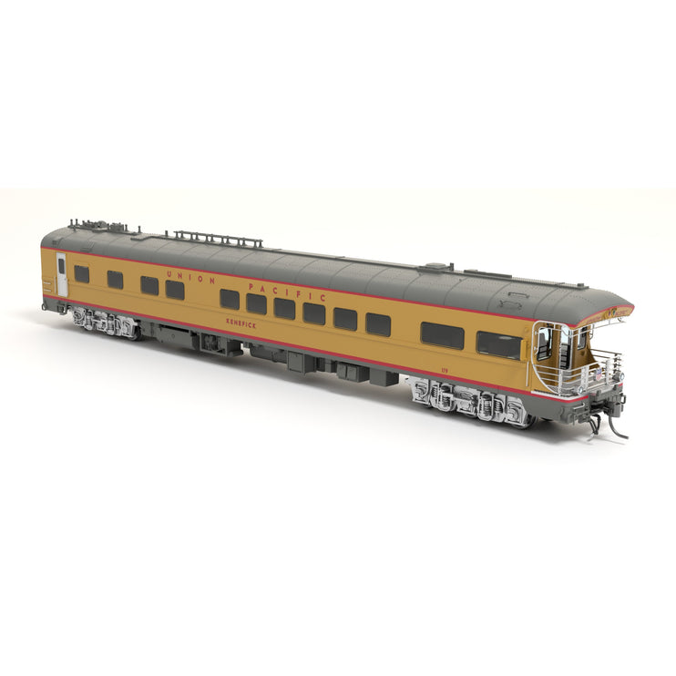 Broadway Limited HO Scale Union Pacific Business Car, UP #119 "Kenefick" UP Shield on Rear