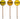 O Scale - Yellow Stop Sign w/ Rivets - 2 Pack