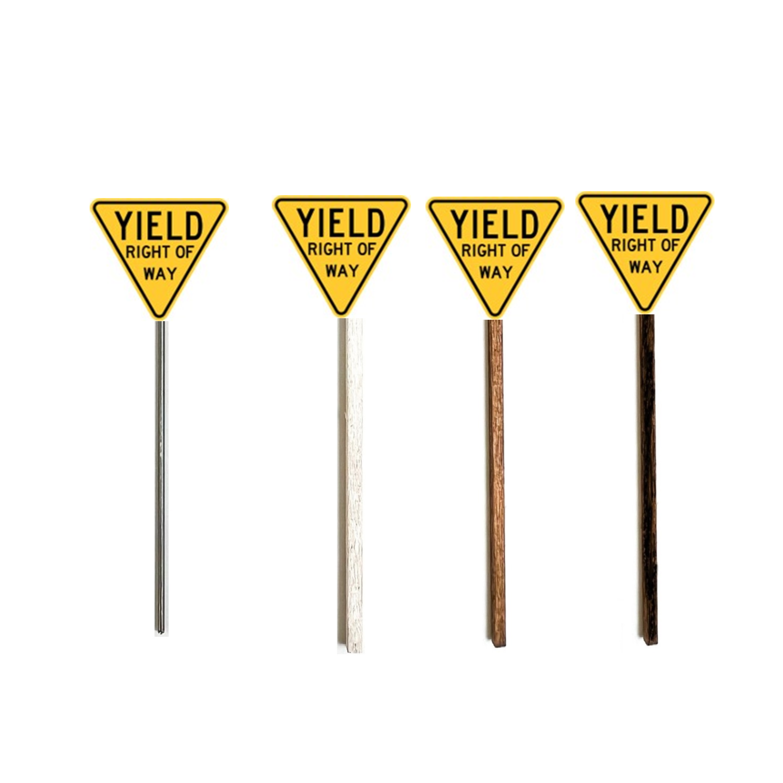 O Yield O Scale - Old Style Yield Sign - 2 Pack – Fusion Scale Hobbies