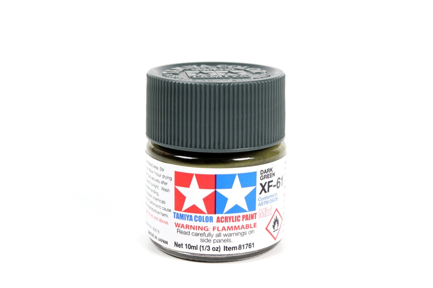 Tamiya Acrylic XF-61 Dark Green 23ml Bottle | Fusion Scale Hobbies