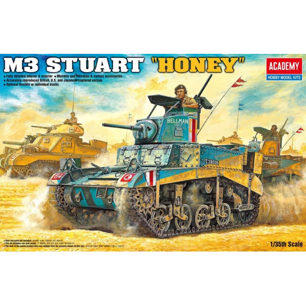 Academy British M3 Stuart “Honey” (was kit #1399)