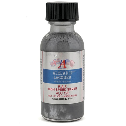 Alclad II RAF High Speed Silver Lacquer 1oz ALC 125