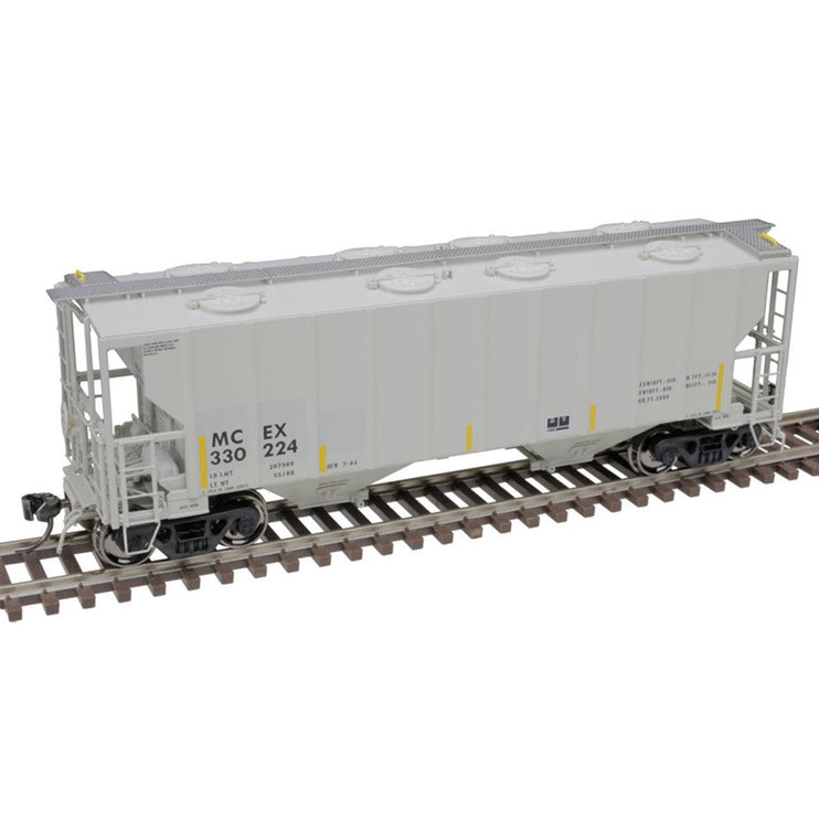 Atlas Master Plus HO Scale Portec 3000 2-Bay Covered Hopper MCEX 330224