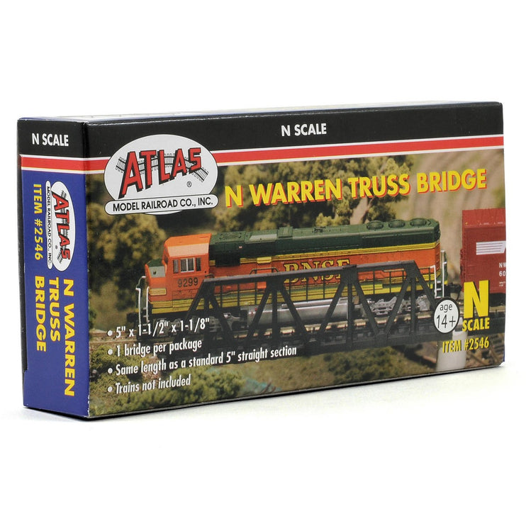 Atlas N Scale Code 80 Warren Truss Bridge